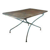 French iron table
