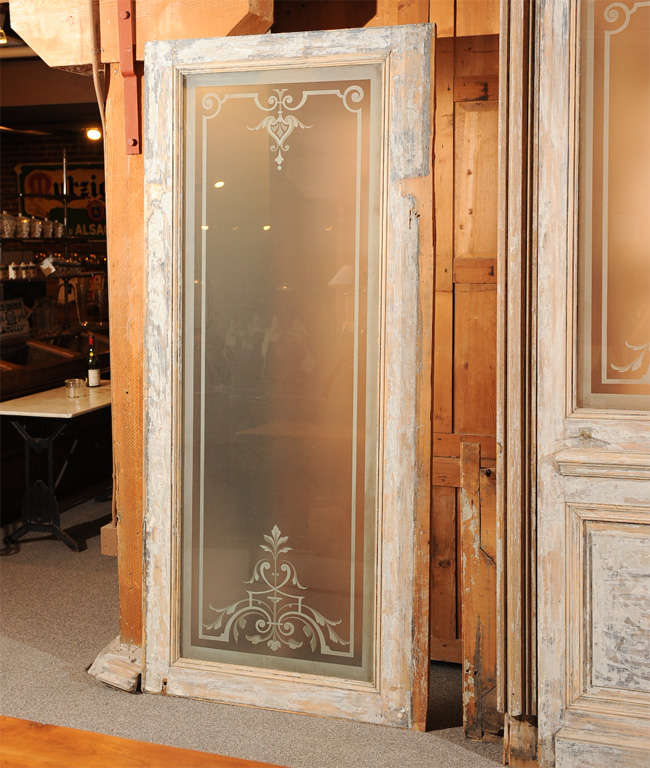 1900's French Pharmacy doors from Lyon
Door H:107