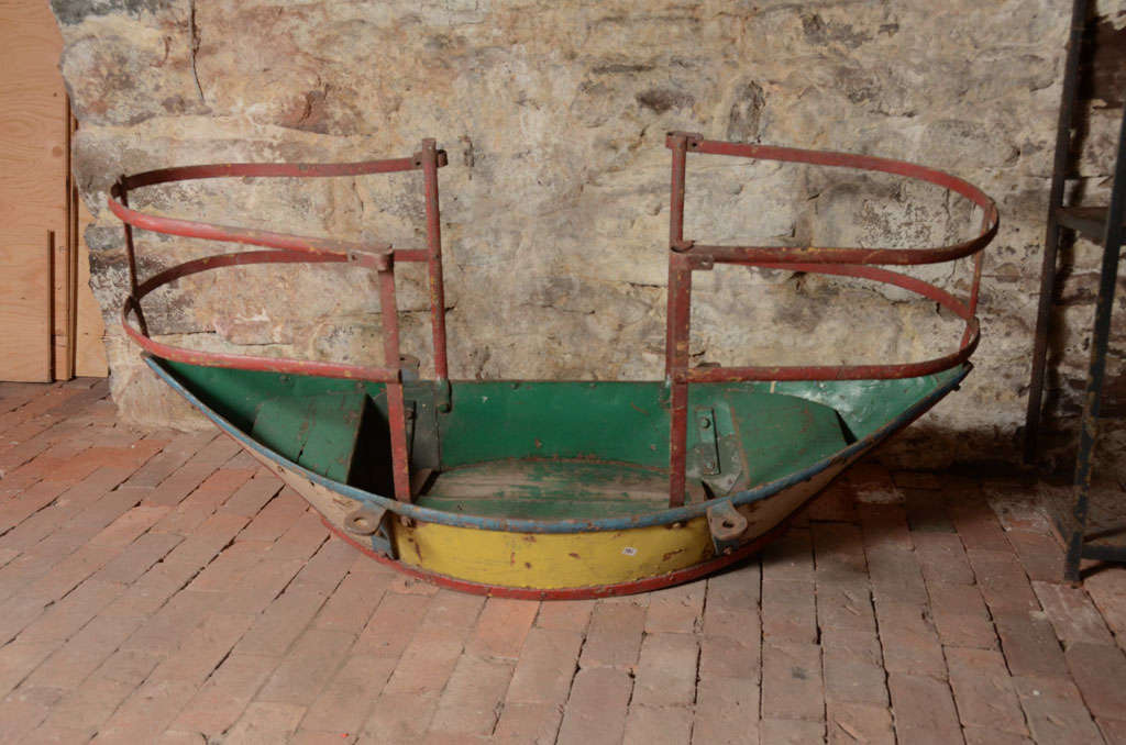 French Vintage Boat Swing from France-SM For Sale