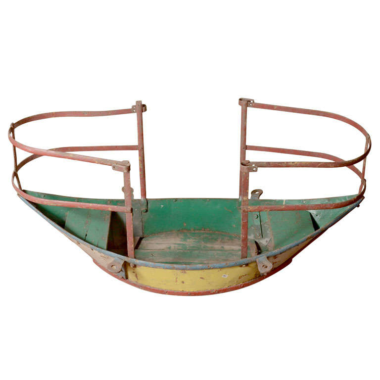 Vintage Boat Swing from France-SM For Sale