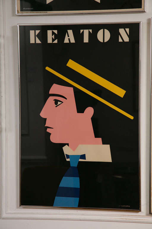 Tom Eckersley, OBE born 1914 - died 1996
Eckersley was one of the foremost poster designers and graphic communicators of the last century.
Stars: Greta Garbo, Buster Keaton, Groucho marx, Marlene Dietrich.