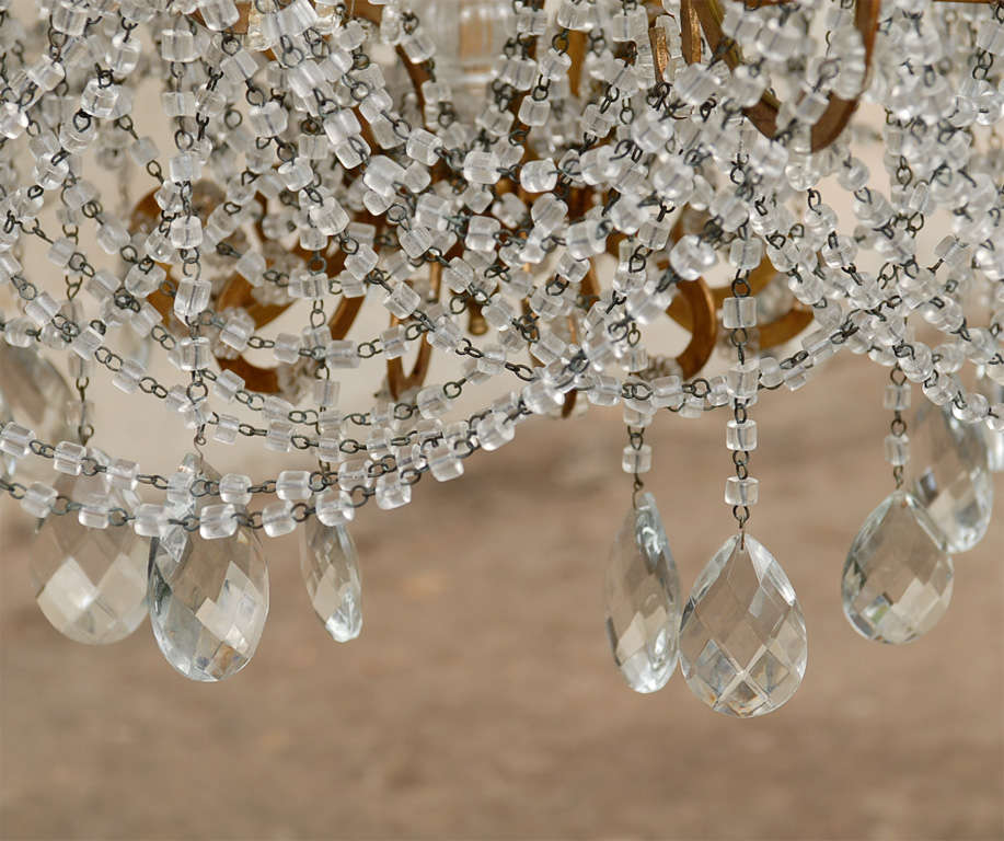 A Beautiful Italian Crystal Chandelier 5