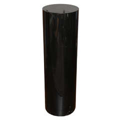 1980s Painted Metal Cylindrical Pedestal