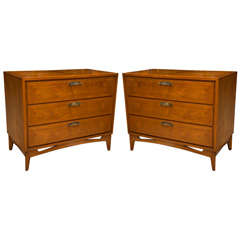 Pair of Mid-Century Danish Teak Chests by Red Lion