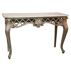 French Rococo Style Console Table