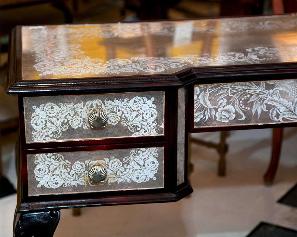 Mid-20th Century French Louis XV Style Mirrored Vanity