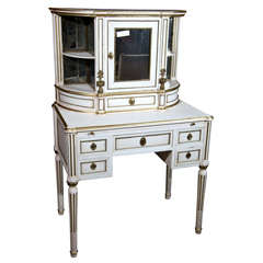 French Louis XIV Style Painted Vanity by Jansen 2