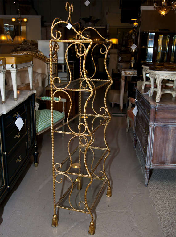 French Gilt Brass Etagere 5