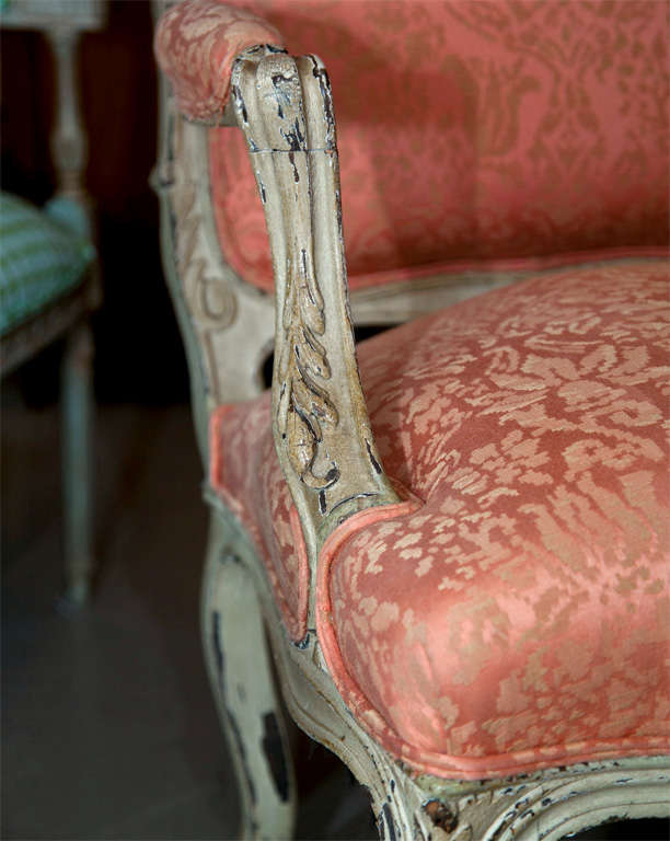 Pair of French Bergere Chairs by Jansen In Good Condition In Stamford, CT