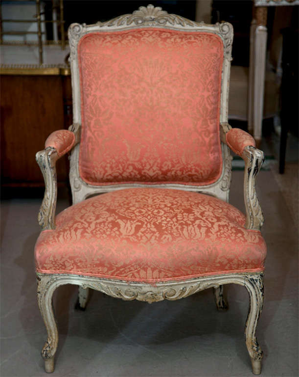 Wood Pair of French Bergere Chairs by Jansen
