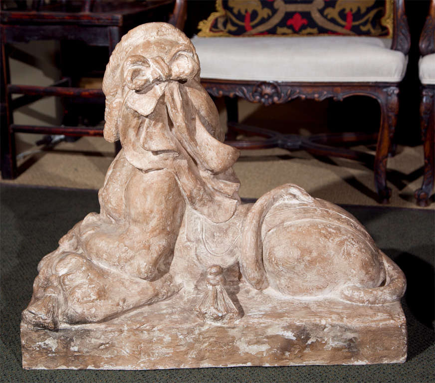 Pair of Terra Cotta Sphinxes 4