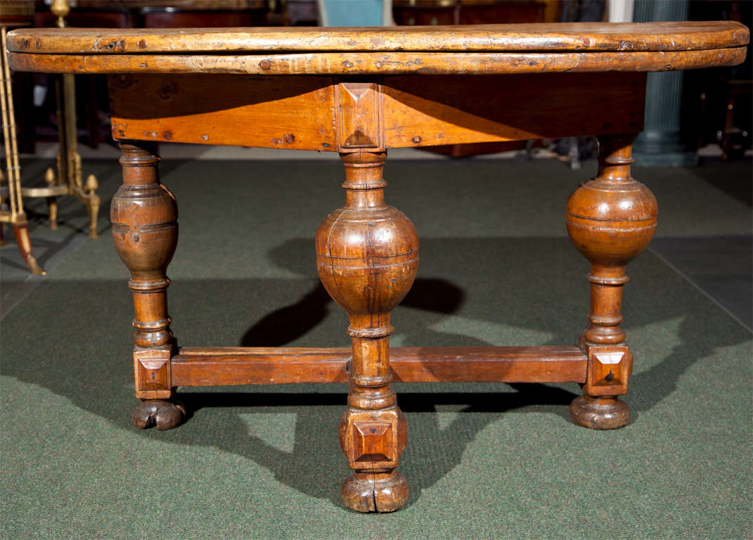 Dutch Demi-Lune Baroque Table