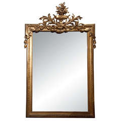 French Carved Gilt Wood Mirror 10