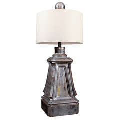 Vintage Custom Designed Massive Table Lamp