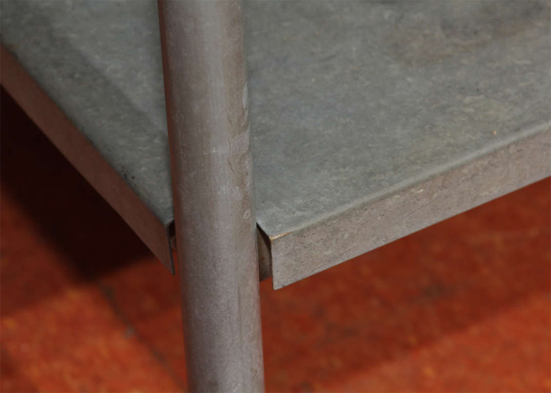 Steel Vintage Restaurant Worktable