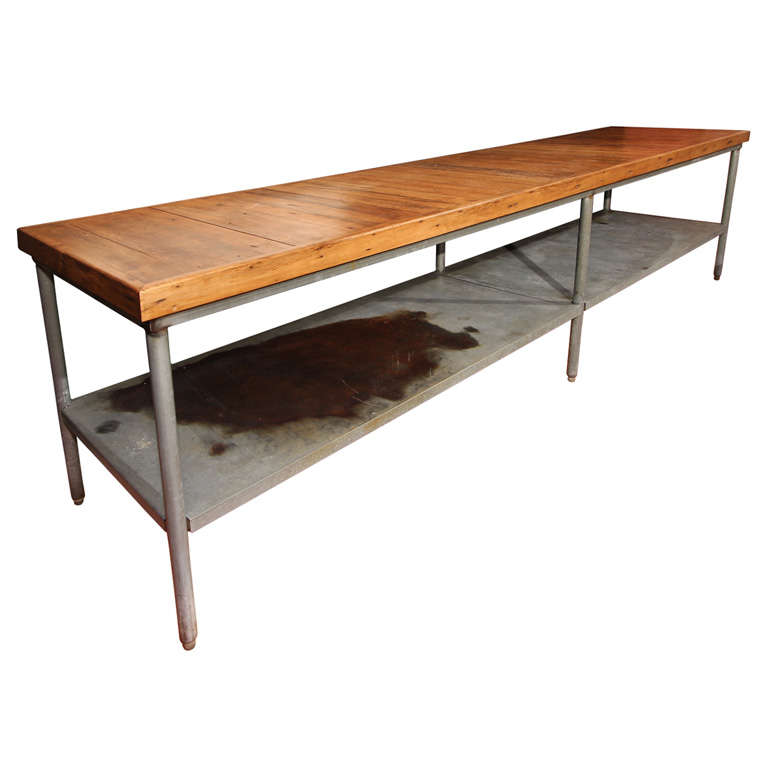 Vintage Restaurant Worktable