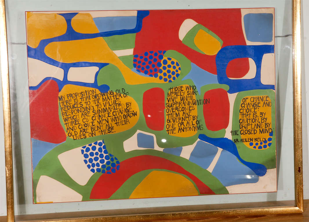 60's Litho by Sister Helen Kelly