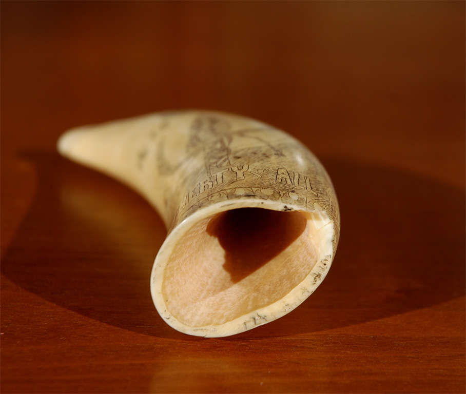 C. 1862 Whale's Tooth with Scrimshaw 3
