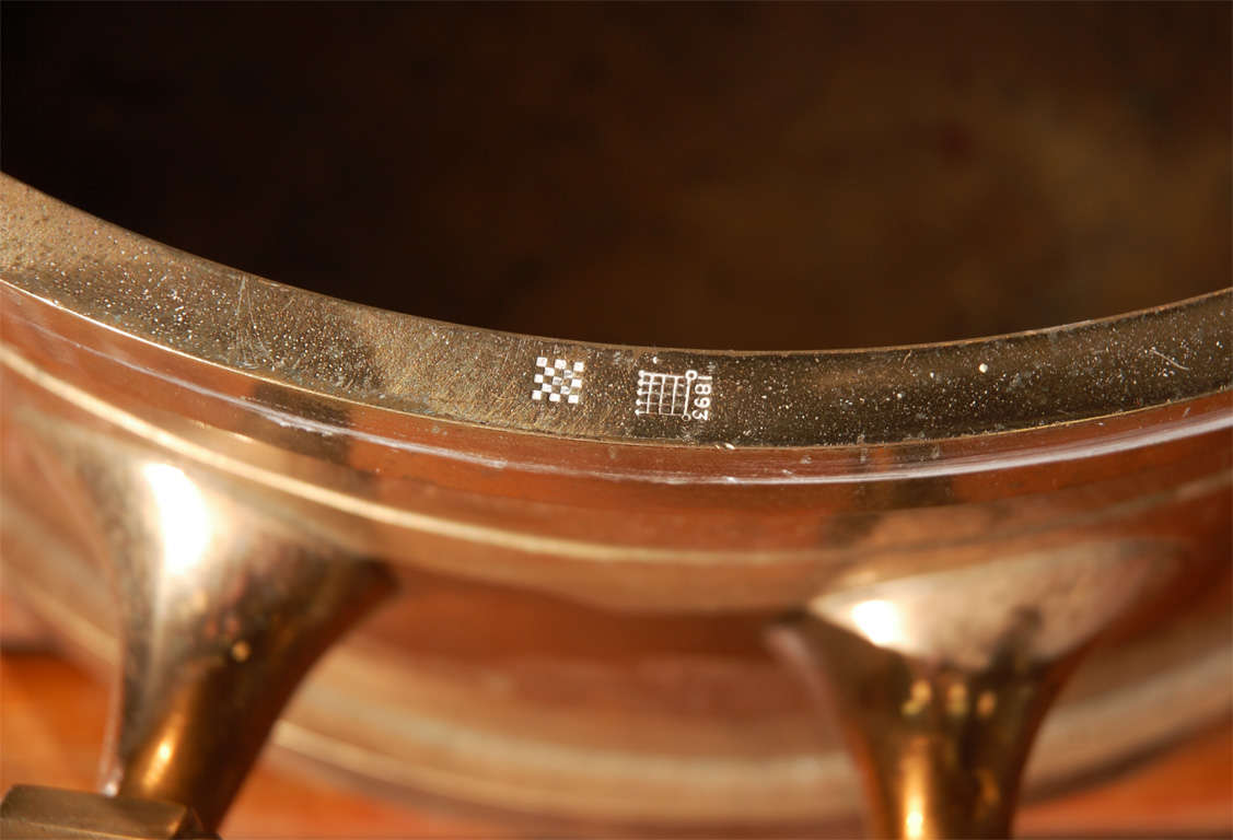 1855 Imperial Half Bushel Brass Measure 1