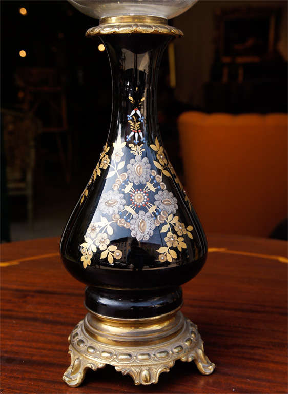 19th Century Pair of Oil Lamps