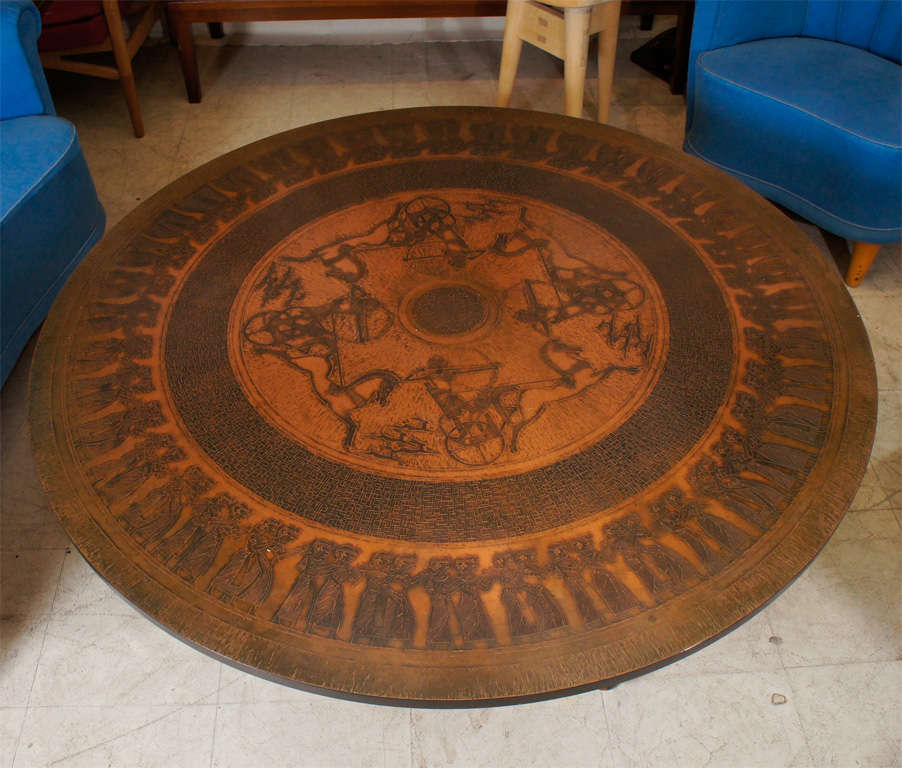 Copper Coffee Table at 1stDibs