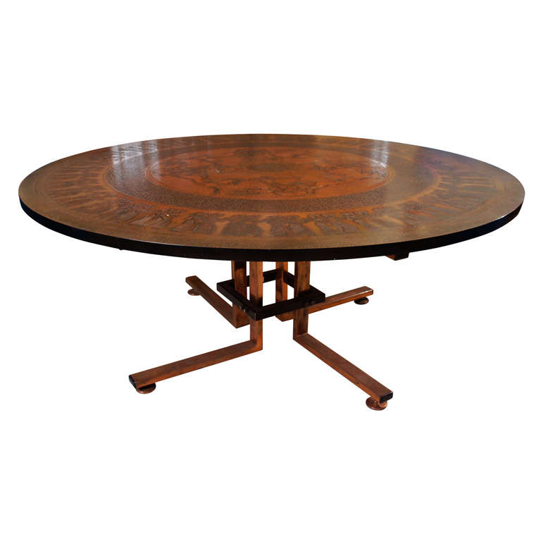 Copper Coffee Table at 1stDibs