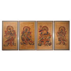 Antique Four Heavenly Guardians