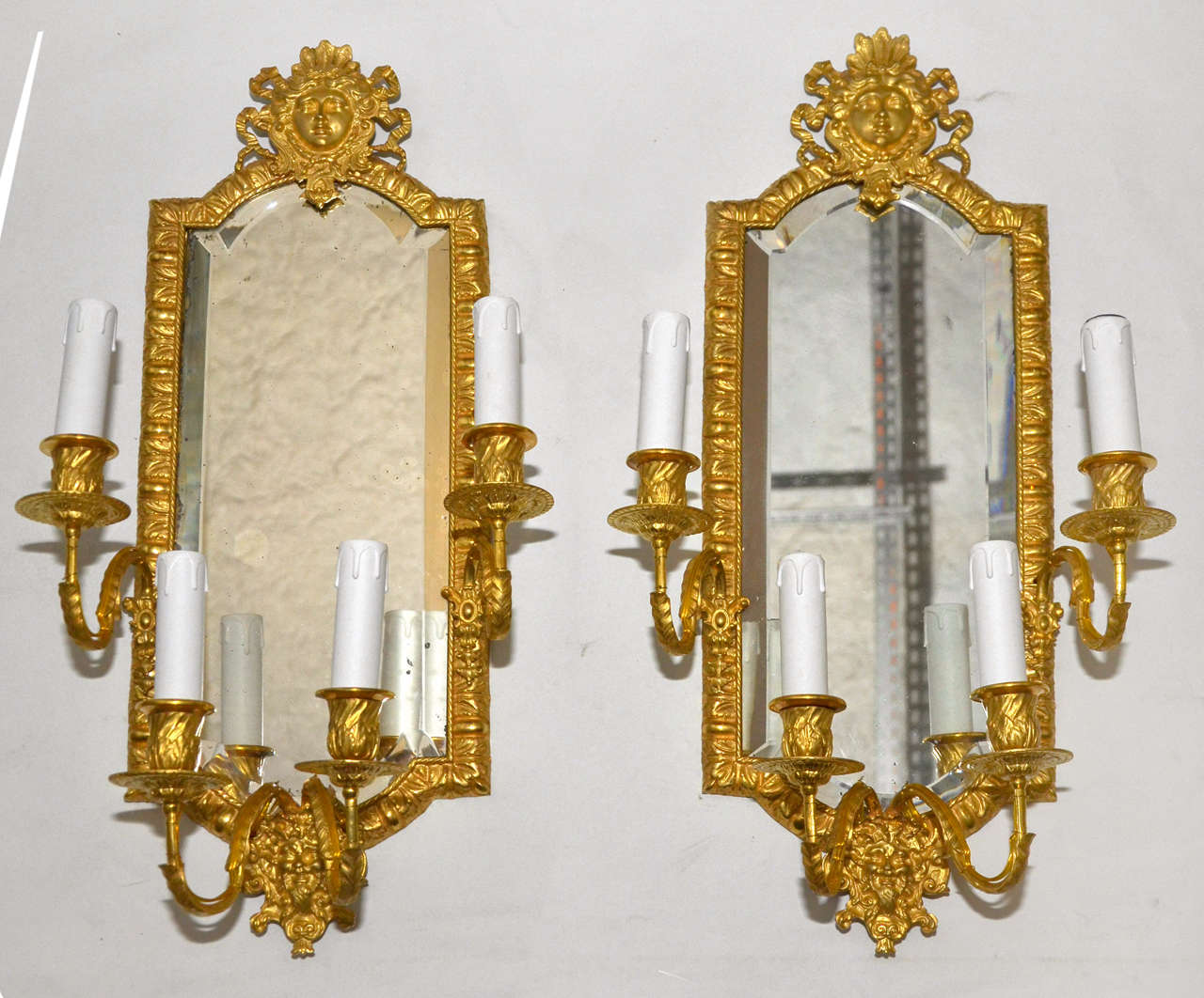 Two 1880s Napoleon III Period Sconces
