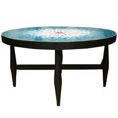 Mid Century Mosaic Tile Art Cocktail table