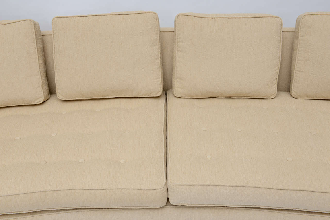 Mid-20th Century Edward Wormley Curved Sofa