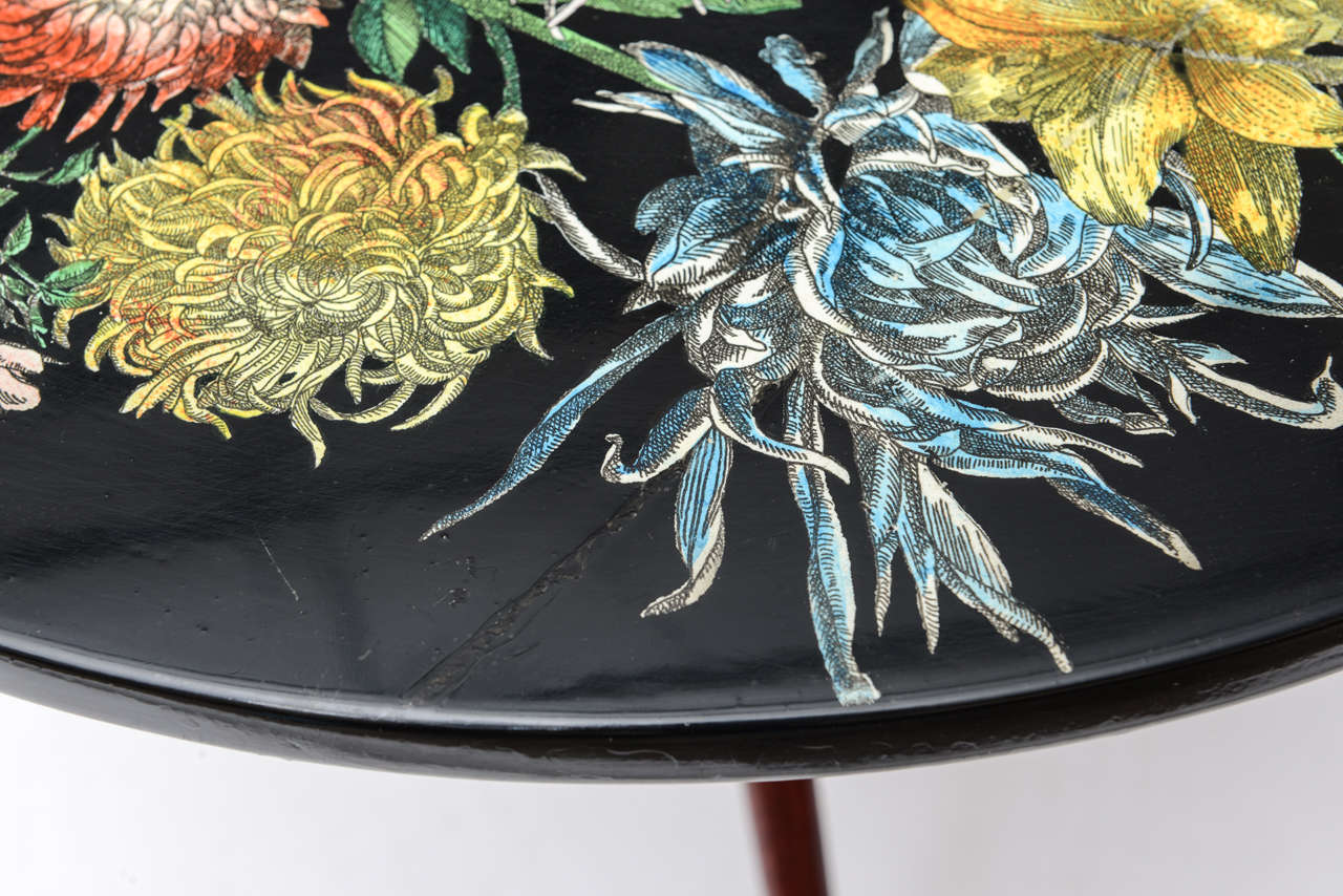 Pair of Piero Fornasetti Fiori Tables In Good Condition In West Palm Beach, FL