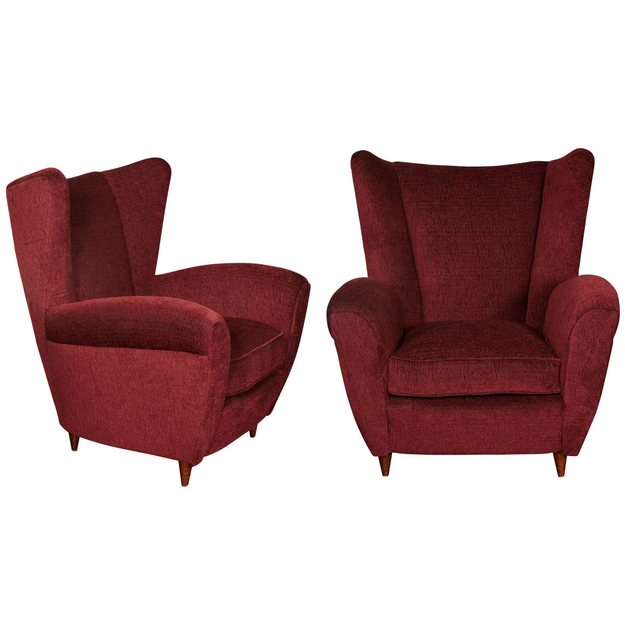 1950's pair of armchairs For Sale at 1stdibs
