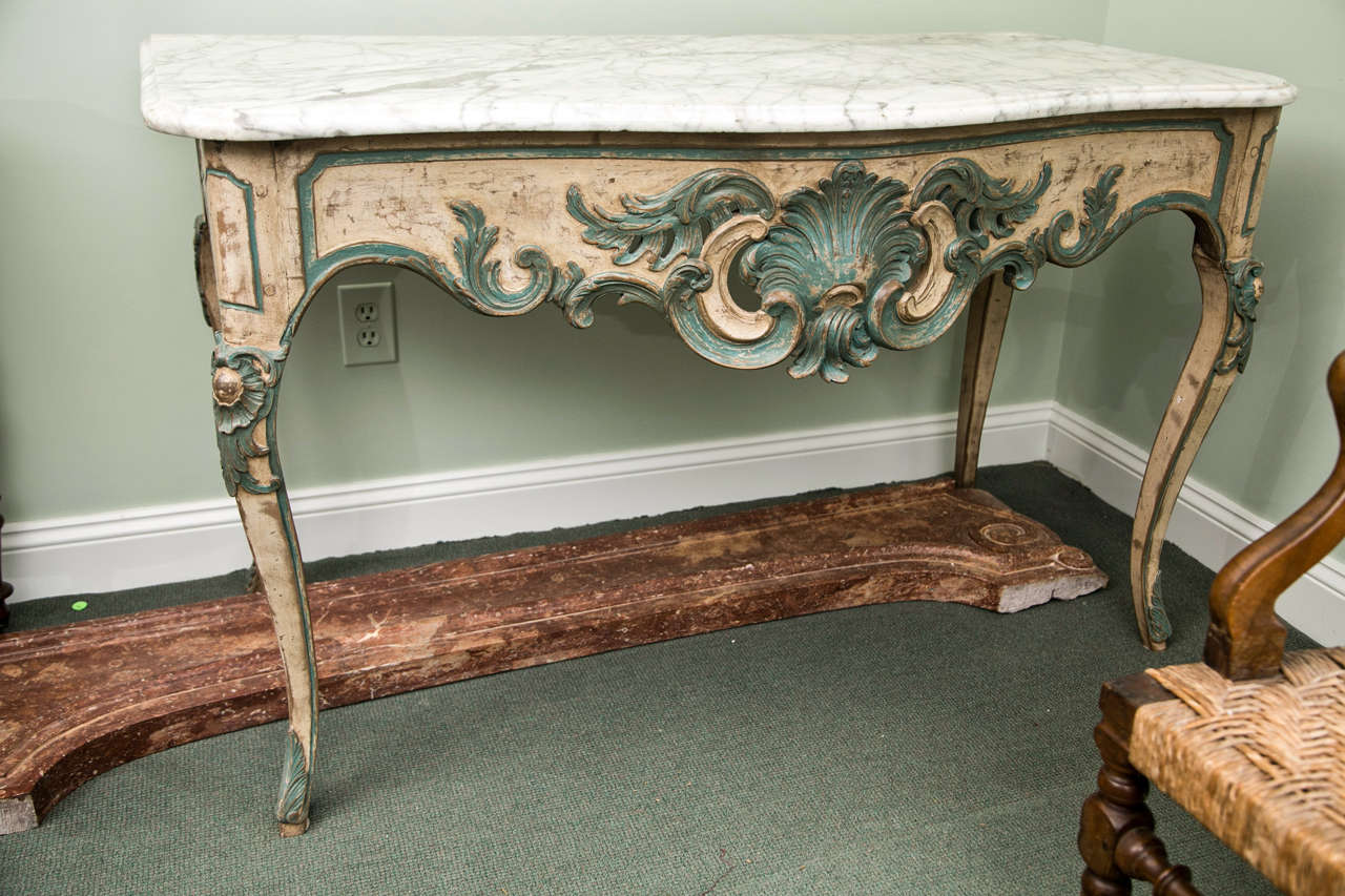 Painted Louis XV Style Console 1