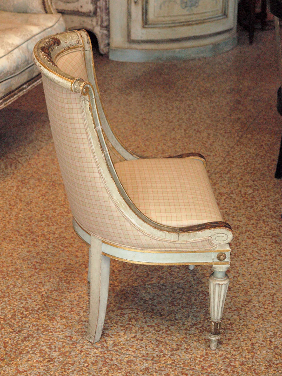 Pair of Directoire Style Chairs For Sale 2