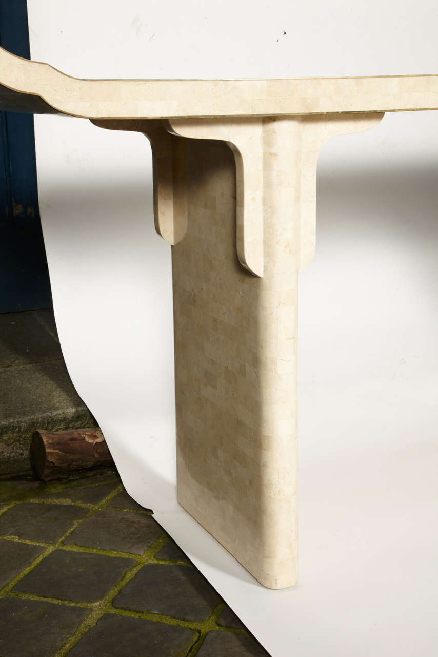 French 1970's large Japanese style console