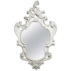 Dorothy Draper style Baroque Plaster Mirror