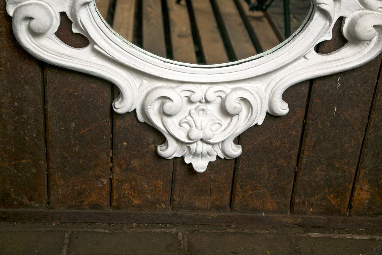 Dorothy Draper style Baroque Plaster Mirror at 1stDibs