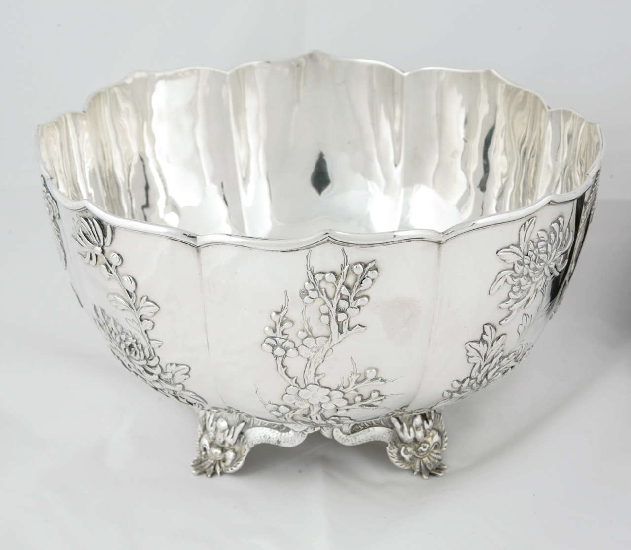 Chinese Export Silver Bowl In Good Condition For Sale In London, GB