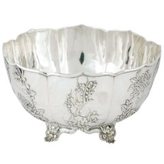 Cuenco chino de plata de exportación