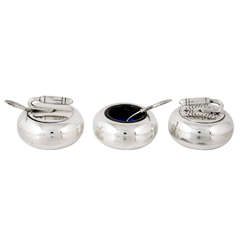 "Curling-stone" Condiment Set