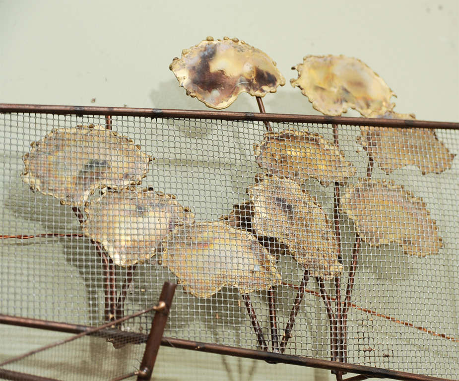 Tennis Court Wall  Sculpture by Jere 3