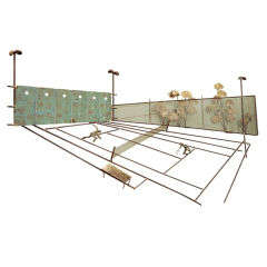 Tennis Court Wall  Sculpture by Jere