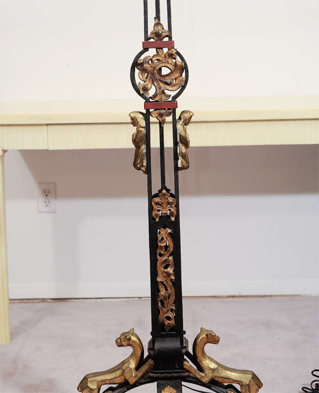 gothic candelabra floor lamp