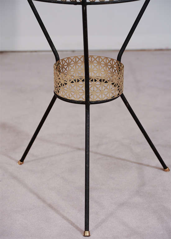 American Pair of Lamp Tables by Koch, Metalcraft