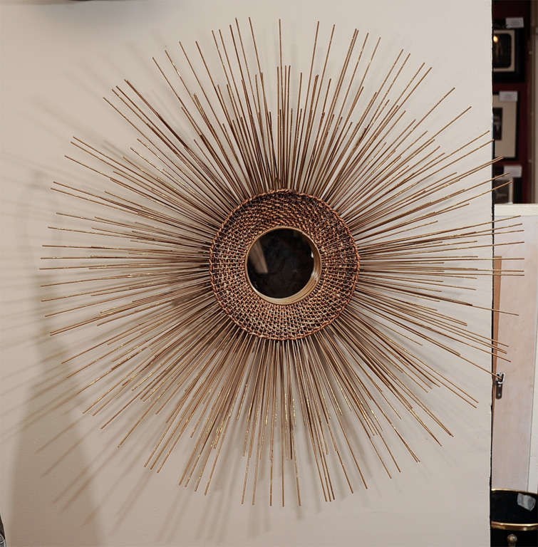 Sunburst Wall Sculpture/ Mirror