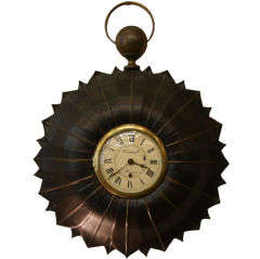 Vintage French Vermeil Wall Clock