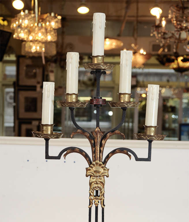 Gothic Revival Candelabra Style Floor Lamp at 1stDibs gothic floor