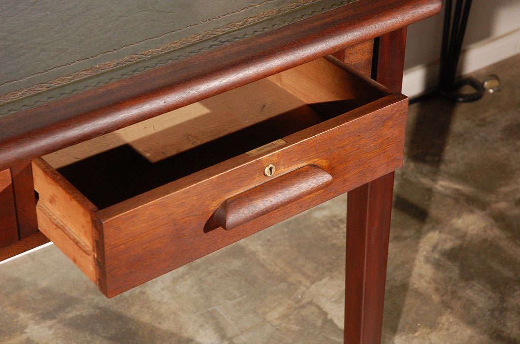 Mahogany Writing Table with Two Drawers by Abbess