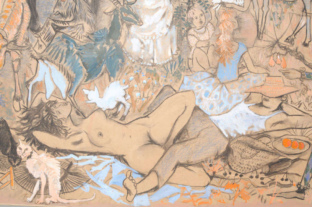 Dany Lartigue Pittura ad olio In condizioni ottime in vendita a Washington, DC