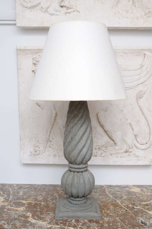 Painted Spindle Lamps